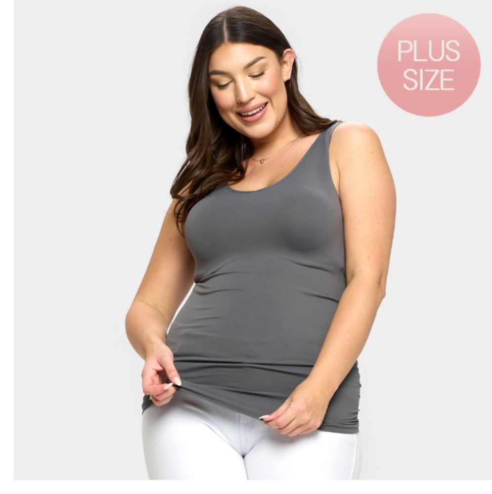 Plus size stretch tank
